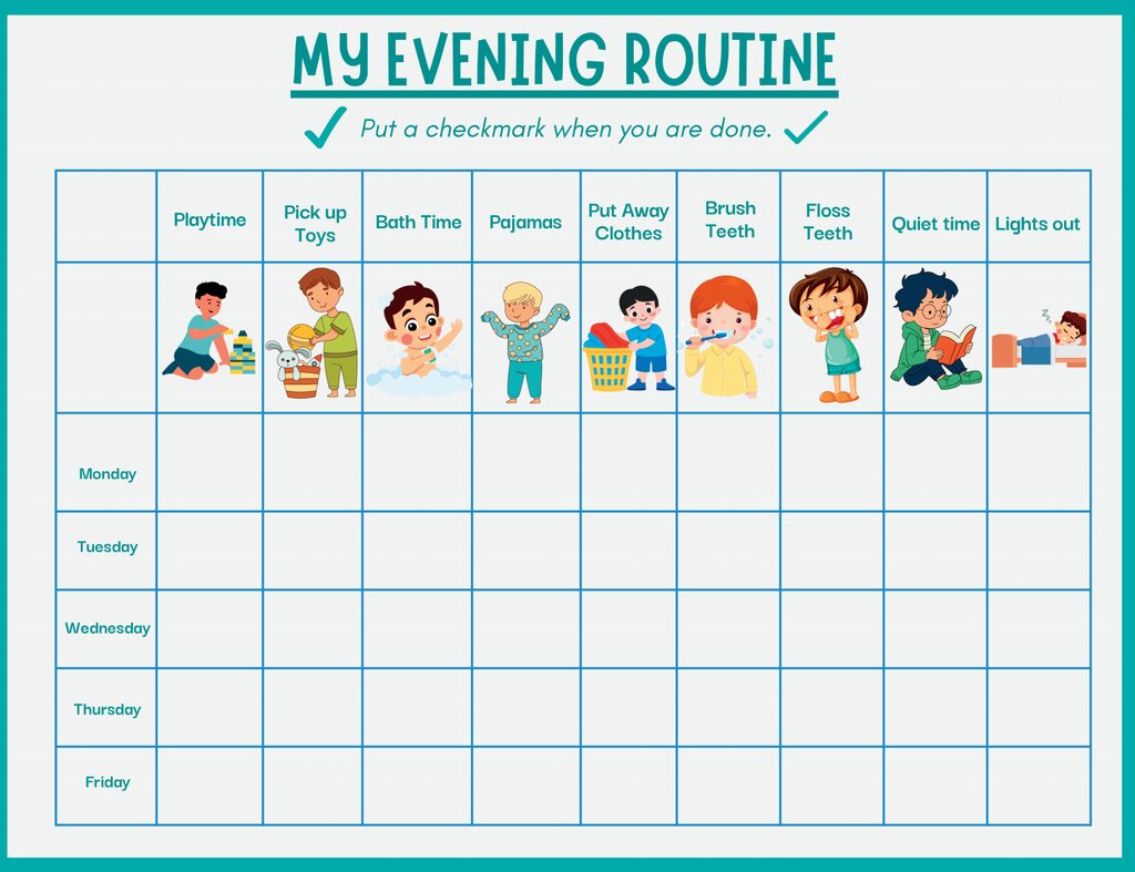 ADHD Daily Routines Age 5-9