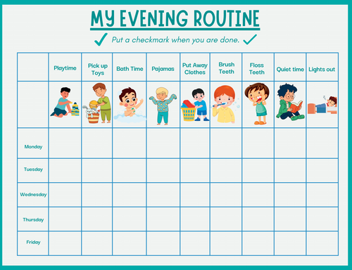 ADHD Daily Routines Age 5-9